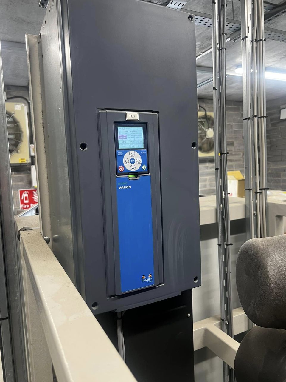 Vacon drive on the lead compressor